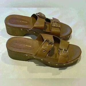 Leather Women's Platform Sandals